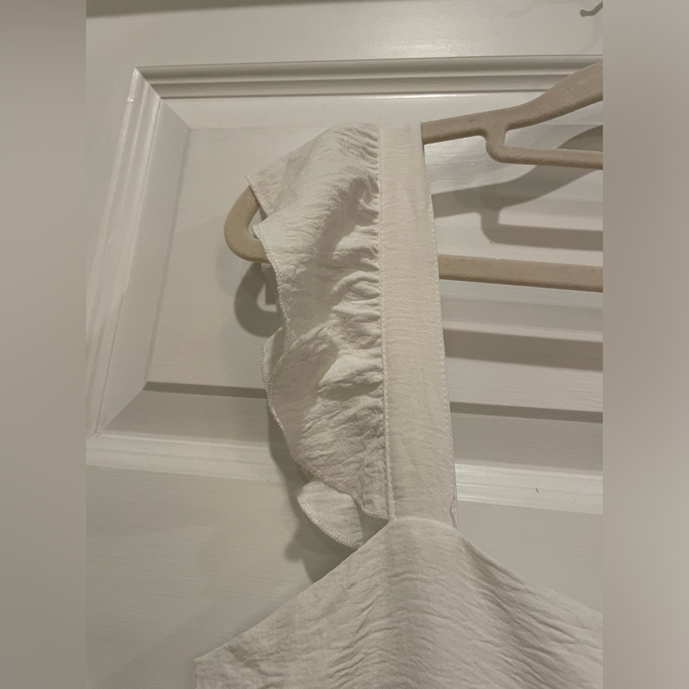 SHEIN- White Maxi Dress- Size Large - Picture 5 of 8